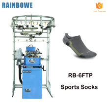 fabricante de calcetines planos coreanos automáticos profesionales del algodón de los hombres del deporte que hacen la máquina